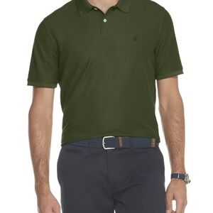 Men's Izod Dark Green Polo Shirt Used